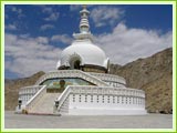 Shanti Stupa, Leh